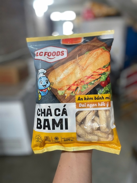 CHẢ CÁ BAMI LCF 500G (Thùng 40 gói, lẻ +1k/gói)
