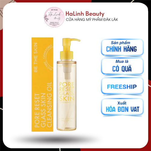 Dầu tẩy Trang be the skin pore reset glass 150ml