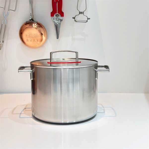 S755 - S363 Nồi Thành Cao Nhám Mờ Nắp Viền Đỏ 22cm XN-267ZSB [T8]