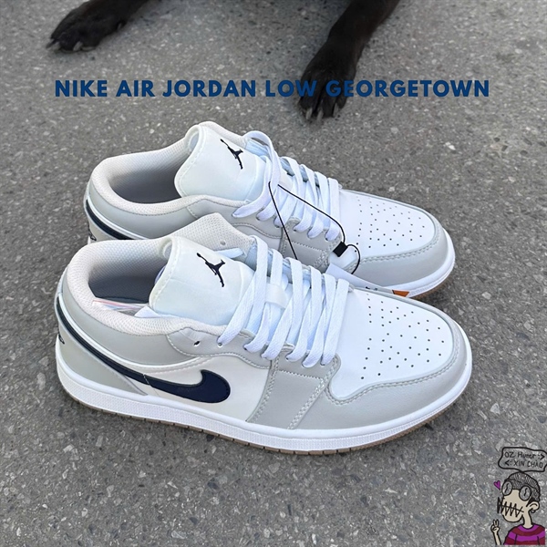 Nike Air Jordan 1 Low Georgetown | Xám