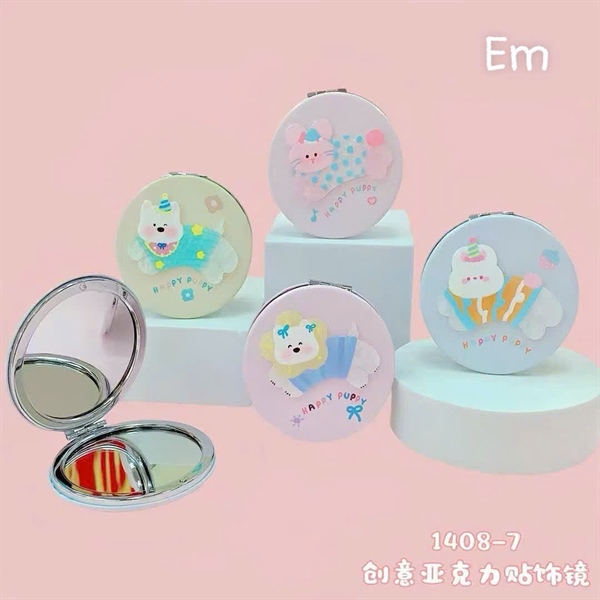 Gương mini đính charm