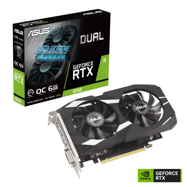 Card đồ hoạ ASUS Dual RTX 3050 OC 6GB GDDR6