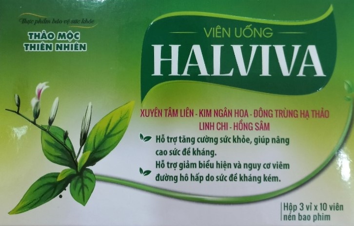 Viên uống Halviva (Hộp 3 vỉ x 10 viên nén) - Đông Dược Việt
