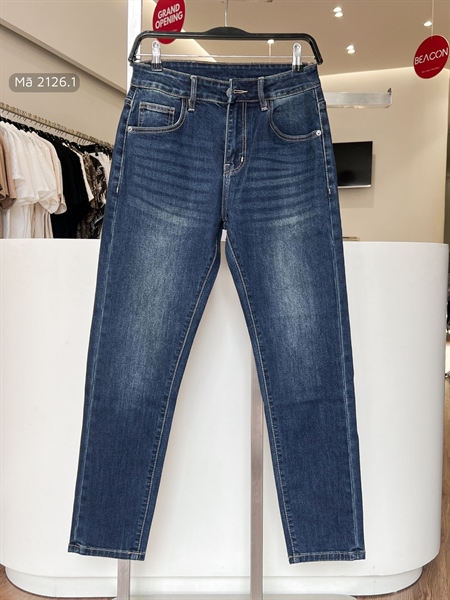 Quần Jean dài Slim Fit xanh đậm 2127.2