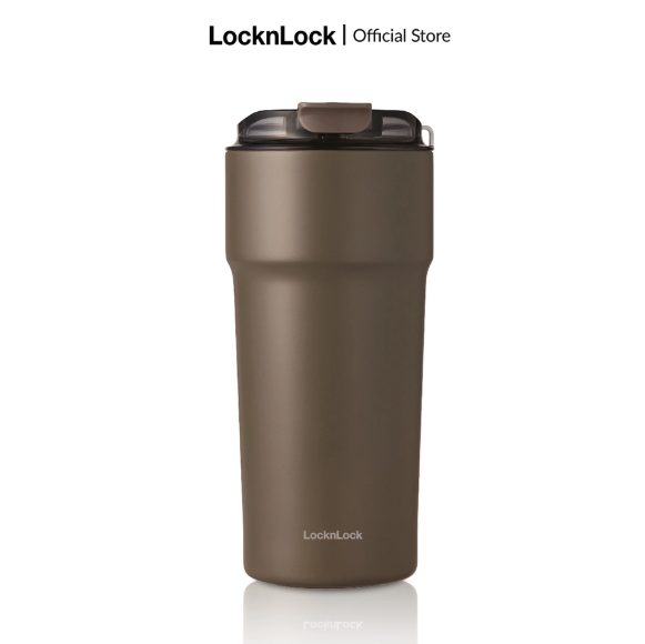 LHC4359DBRW - Bình giữ nhiệt LocknLock Metro cafe 650ml - Màu nâu đậm
