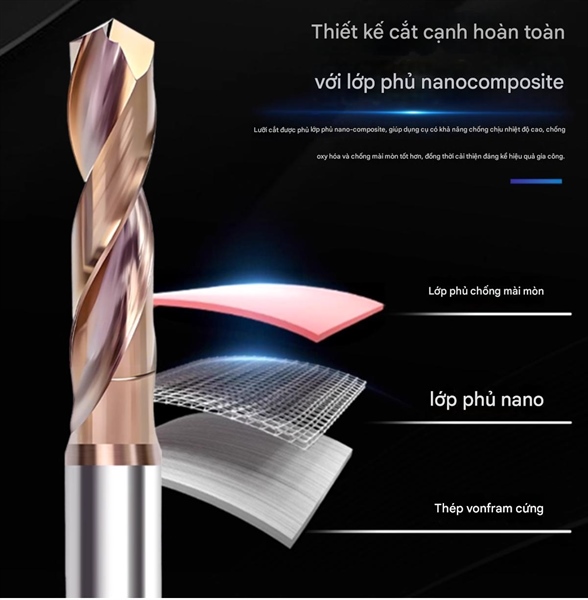 Mũi khoan hợp kim 55HRC 4.0*33*71 - Việt Phát