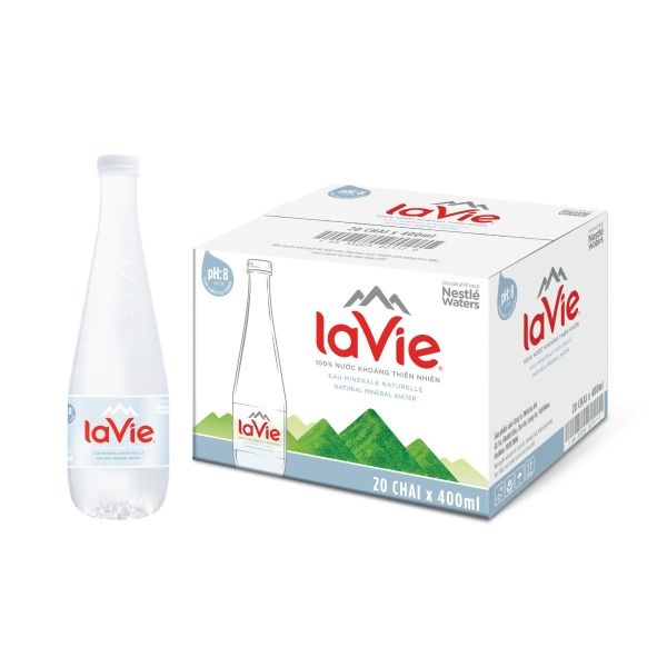 Nước Lavie Premium 400ml (Thùng 20 Chai)