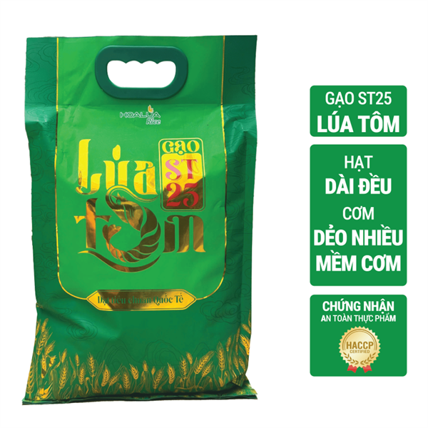 Gạo ST25 Lúa Tôm túi 5kg