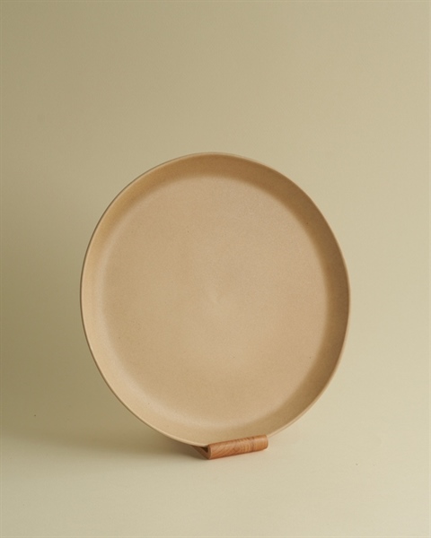 Dĩa méo - Caramel - men mờ - 27.5cm