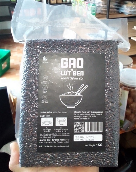 Gạo lứt đen 1kg