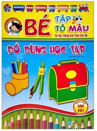 Tô màu đồ dùng học tập