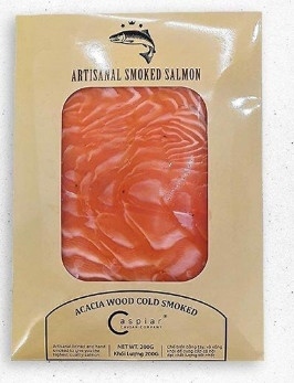 Cá Hồi Xông Khói Vị Truyền Thống Artisanal Smoked Caspiar 200g