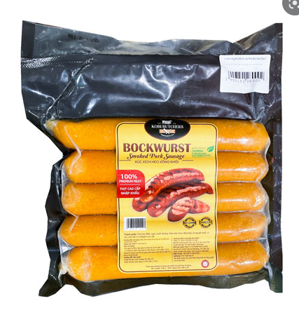 Xúc Xích Heo Xông Khói Kobi Butchers Bockwurst 400g