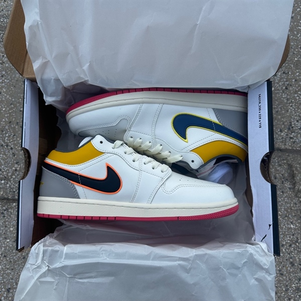 Nike Air Jordan 1 Low Premium ‘Sail Yellow Ochre’ - Best Quality | Vàng