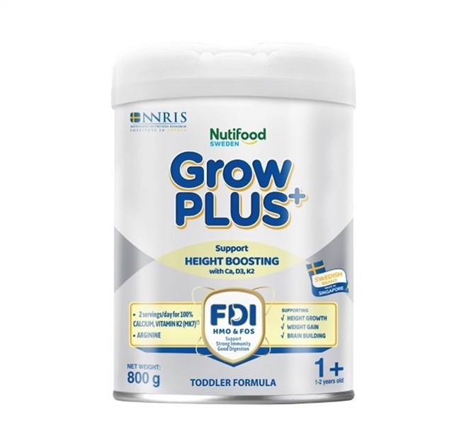 Sữa Growplus+ Colos Support Height Boosting 1+ 800g (1 – 2 tuổi)
