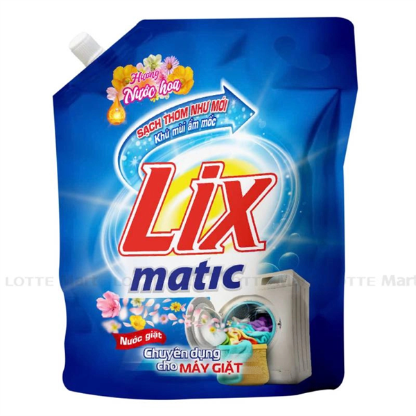 Lix nước giặt matic hương nước hoa túi 3.2kg