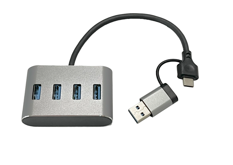 HUB USB TYPE C GRAY T3623 (3.0, 0.15m)