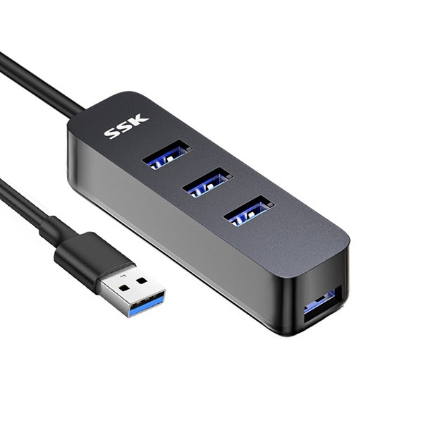 HUB USB SSK SHU837 (3.0, 1M)