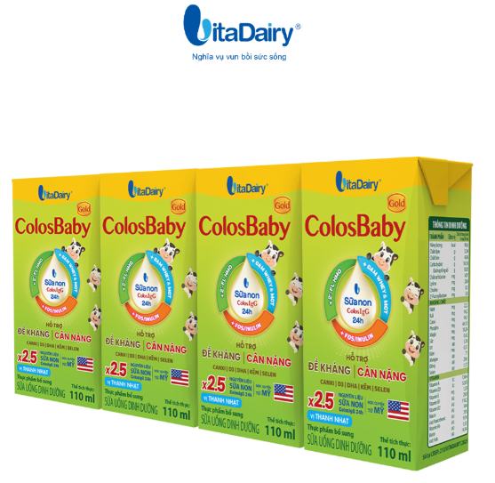SBPS Colosbaby Gold vị thanh nhạt 110ml