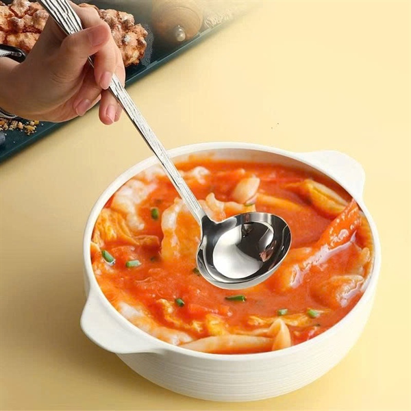 S93 - O370 Muôi Canh Oyatton Vân Tinh Xảo Inox 18/10 OYT-AL370LS] - Muôi Thủng