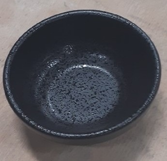 Noir - Bowl 20.5 x 6.5cm - Tô 20.5 x 6.5cm đen không vệt