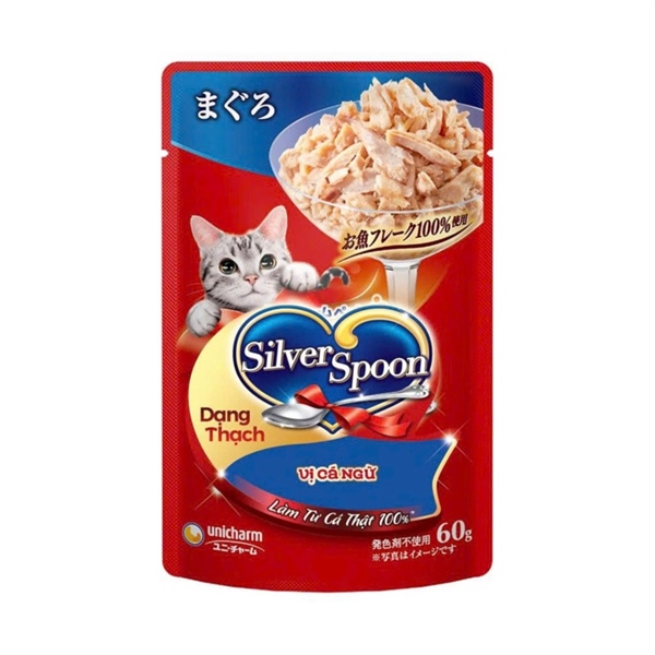 Pate Silver Spoon vị Cá ngừ dạng thạch 60g