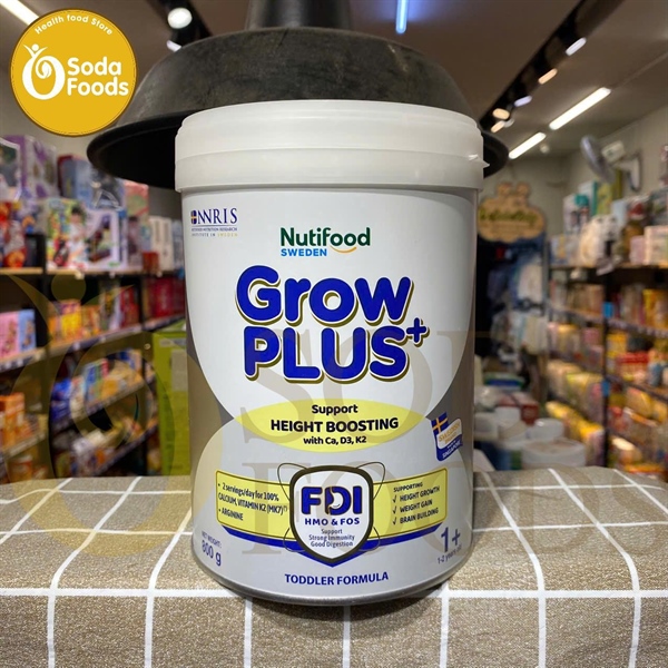 Sữa Nutifood Grow Plus+ Support Height Boosting 800g - 1Y+ (1-2y)