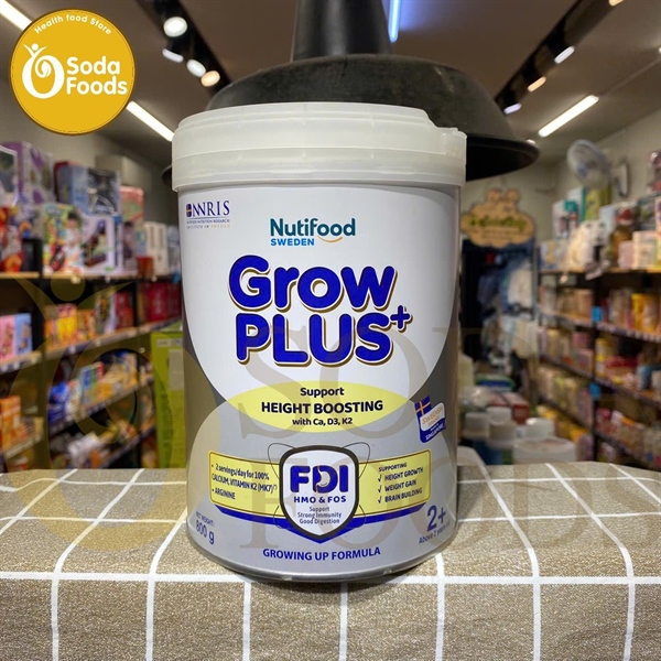 Sữa Nutifood Grow Plus+ Support Height Boosting 800g - 2Y+ (trên 2y)