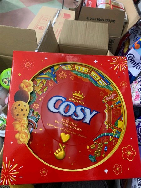 Cosy Bánh Quy Bơ TC Socola 390Gr x 8HT Đỏ