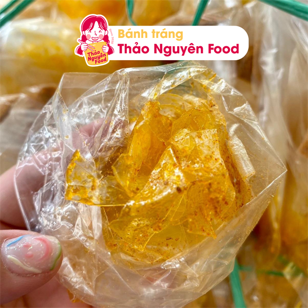 Bánh tráng xâu dầu tuổi thơ
