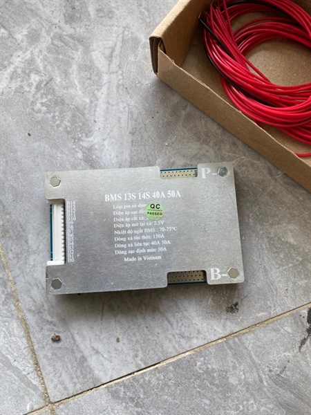 Mạch BMS 13s - 14s 48v 30a pin 3.7vol cho xe điện