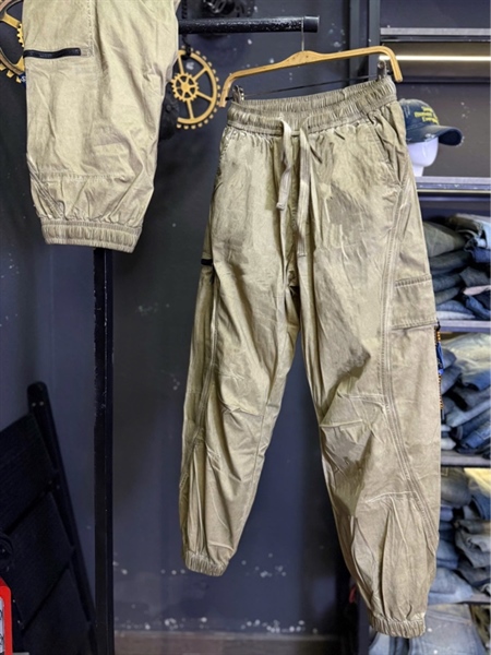 Joogger Dài QCSC- 1730 was strendy loang Nâu dơ