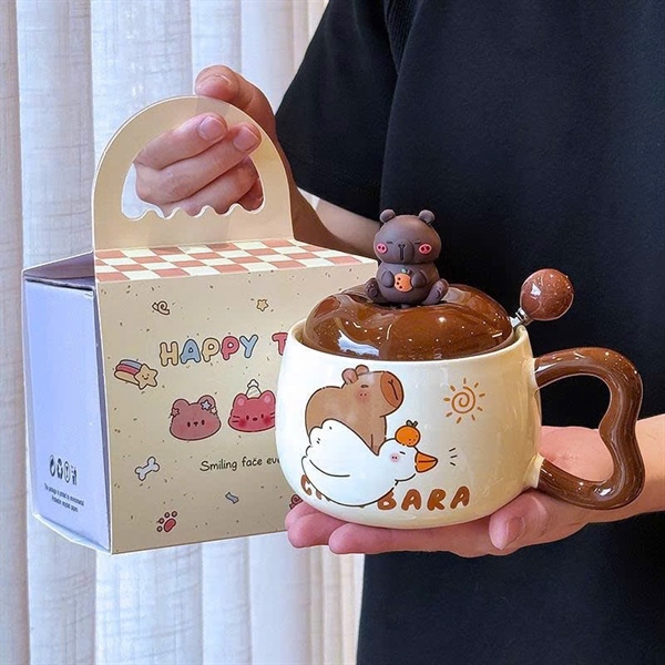 Ly capybara & ngỗng 400ml (nắp)