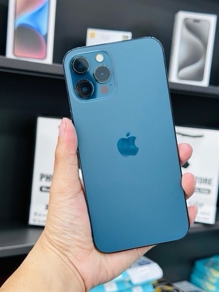 Iphone 12 ProMax 256gb 98,5% LL Xanh , pin new 100%