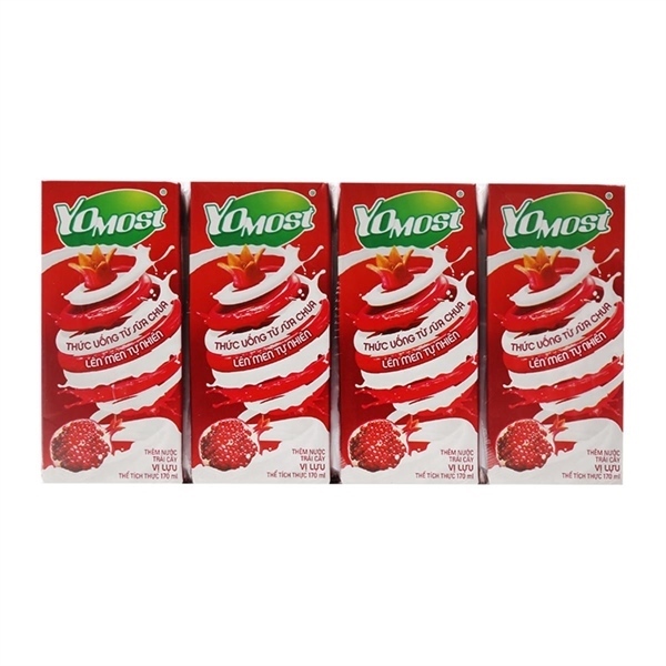 Sữa Chua Uống Yomost Bạc Hà Việt Quất 170ml