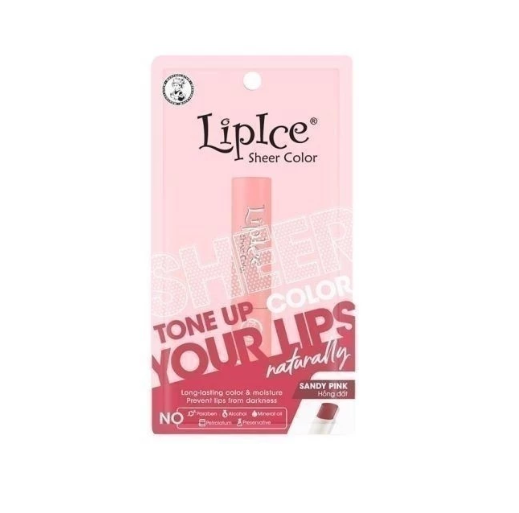Son dưỡng môi Lipice Sheer Color Sandy Pink (Hồng Đất) 2,4g - Rohto (Tub)