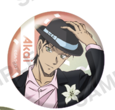 Huy hiệu Hologram ver. Brow Style - Akai Shuuichi