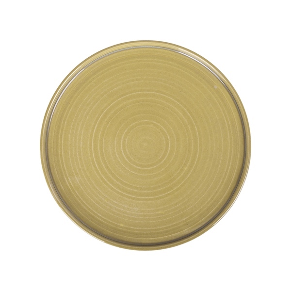 Avocado - Round Flat Plate 26cm - Dĩa tròn vành đứng 26cm xanh bơ