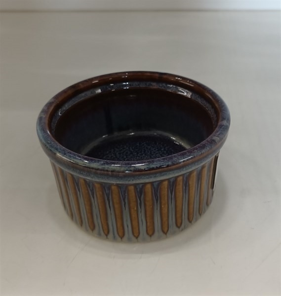 Ombré - Sauce Dish 9 x 4.5cm - Chén sốt sọc đứng 9 x 4.5cm nâu trầm