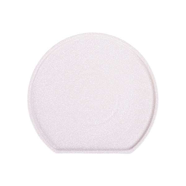 Blanche - Round Flat Plate 30cm - Dĩa tròn vành đứng cắt góc 30cm lộc phát không vệt