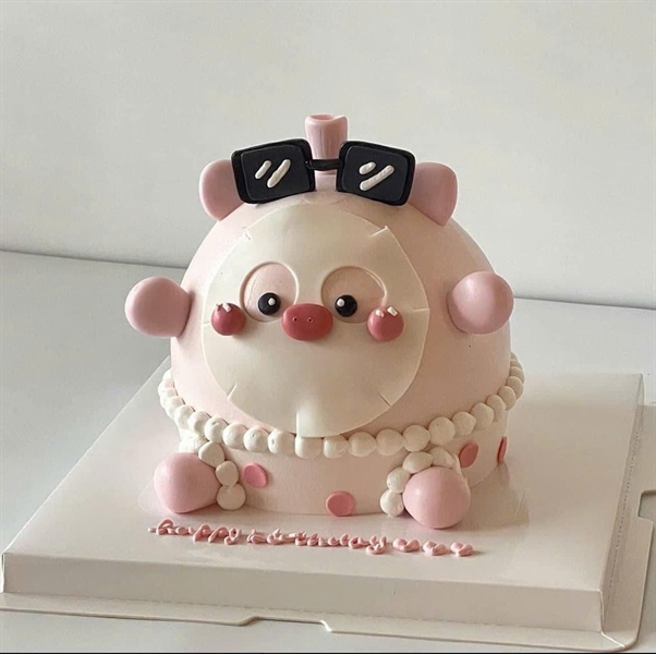 ピンクぶた-Bé Heo Hồng Đắp Mask