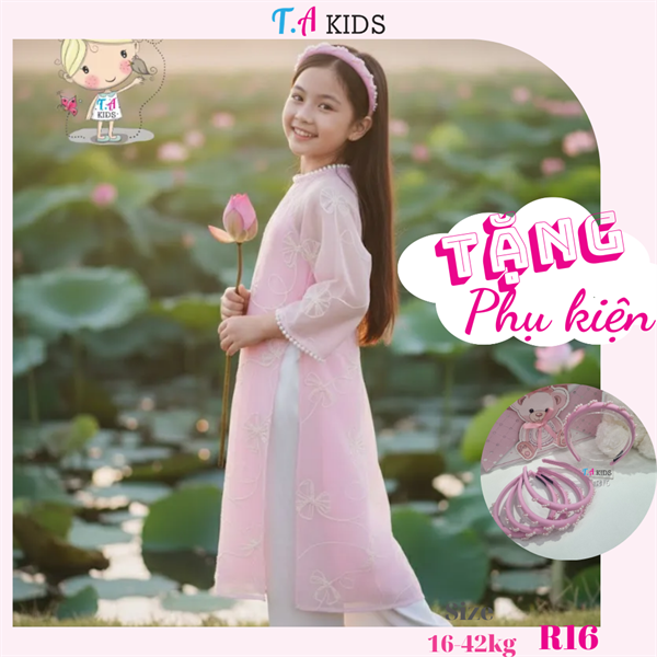 R16 (16-42kg) Áo dài Hồng Chi