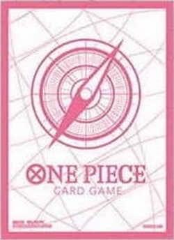 Bandai Namco Standard Size Sleeve - One Piece Card Game Card Back - Pink and White - Set 5 cái