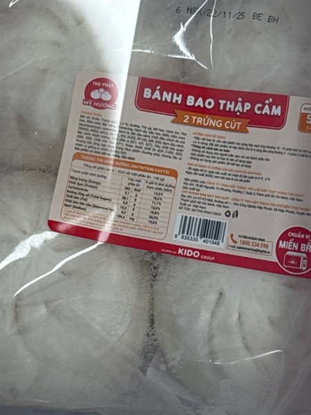 Banh Bao TP M.Huong T.Cam 2C MB 600g (150g×4)