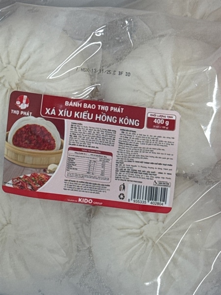 Banh Bao TP Chay Vi XXiu NCam400g - 100g×4