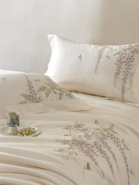 Bộ ga hoa Tử Đằng | Supima Cotton USA 100S - LB03.1