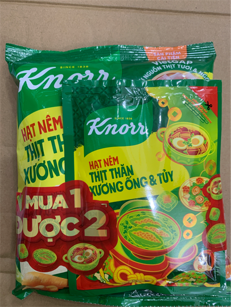 Hạt nêm từ thịt 400g (1+1Knorr TTX Ống 65g)/16 bộ