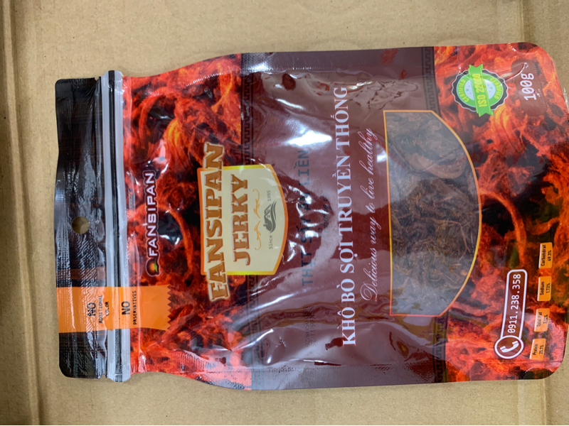 Khô bò sợi 100gr