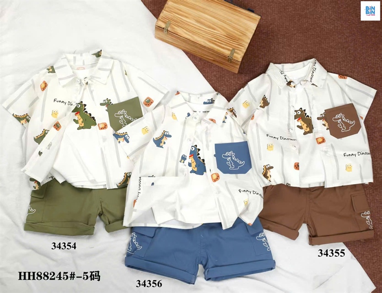 34355-Set 3CT khủng long nâu