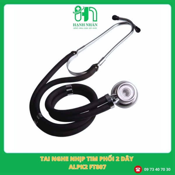 Tai nghe nhịp tim phổi 2 dây ALPK2 FT807